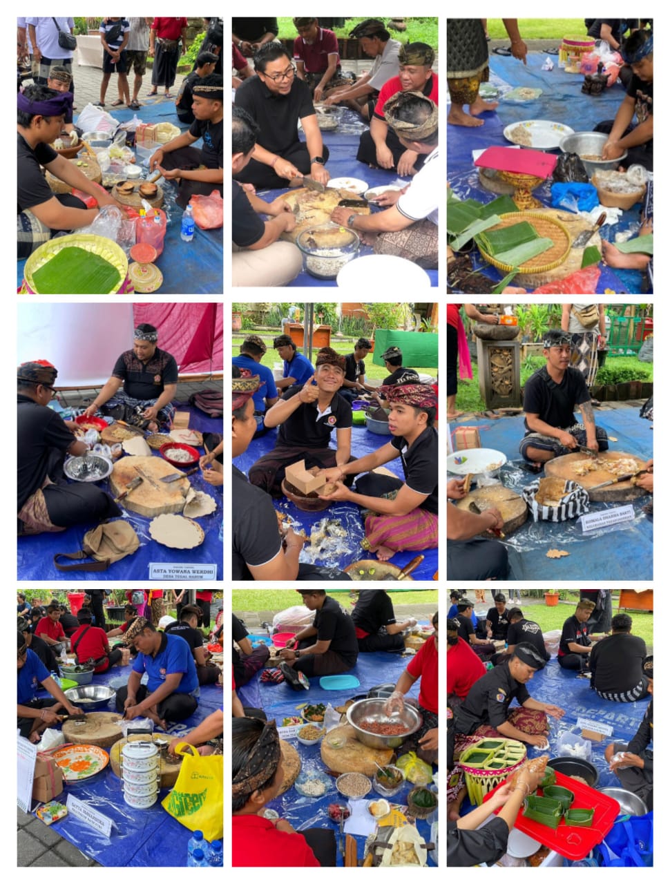 ''Wawali Kota Denpasar Berpartisipasi Lomba Ngelawar di Kecamatan Denpasar Barat''