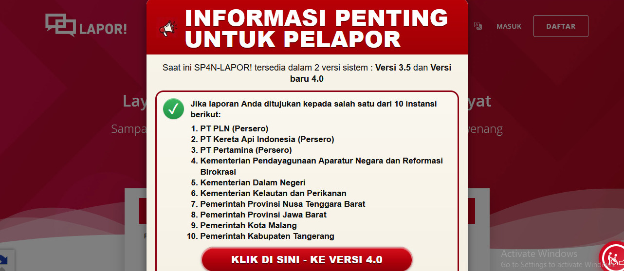 Layanan LAPOR