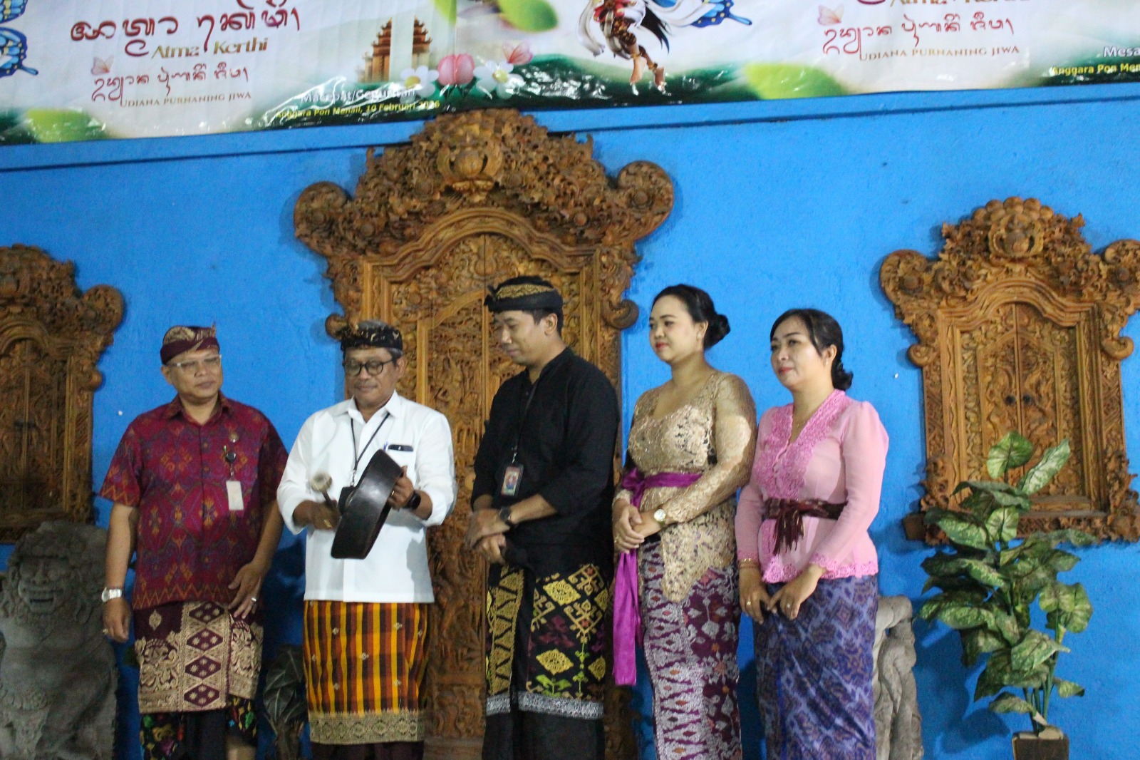 Camat Denpasar Barat I Wayan Yusswara , SSTP,M.Si Buka Perlombaan  Bulan Bahasa Bali Kelurahan Pemecutan
