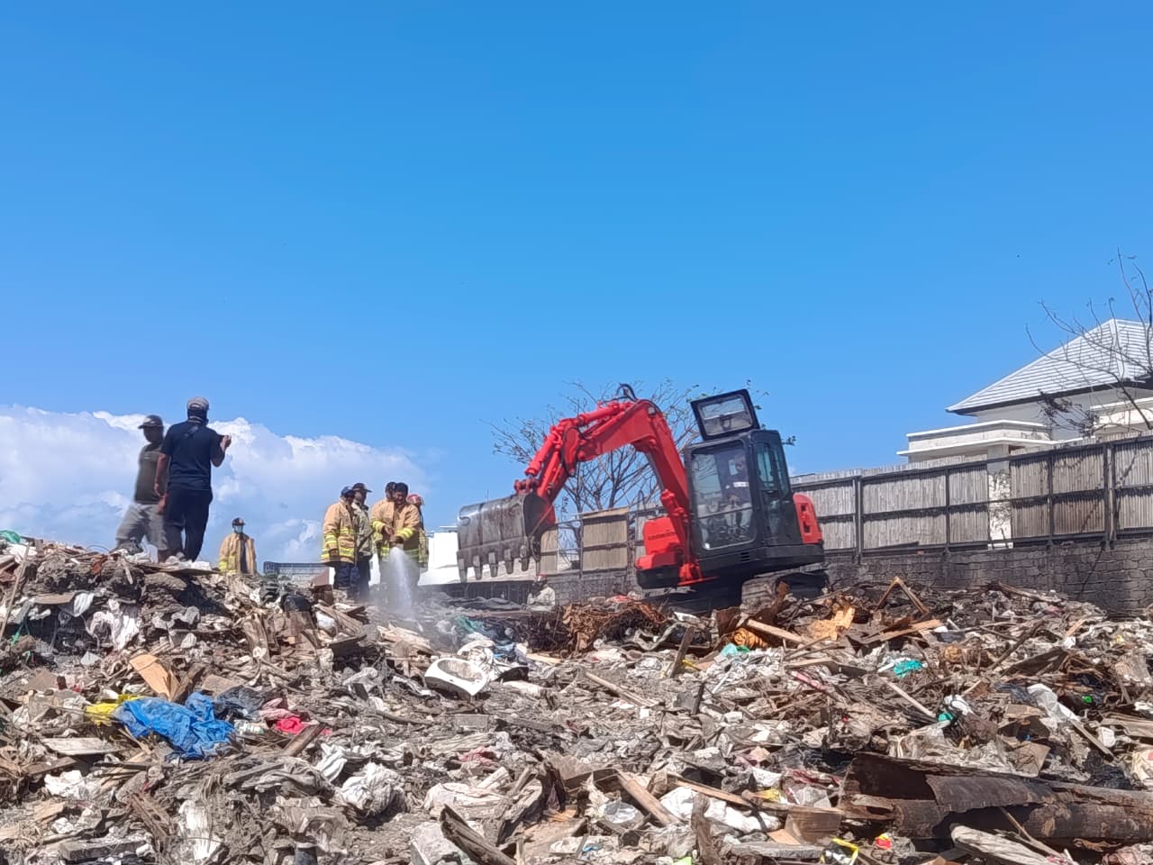 Pemantauan Pasca Kebakaran di Jl. Jatayu II, Br. Margaya